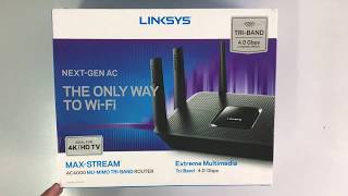 Царь роутер Linksys EA9300 MaxStream AC4000 MUMIMO [upl. by Sonni]