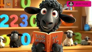 Black sheep black sheep so uniqueBlack sheep poem kids poem amp Nursery Rhymes [upl. by Aisnetroh]