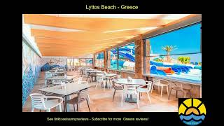 lyttos beach greece hotel holiday [upl. by Corrina471]