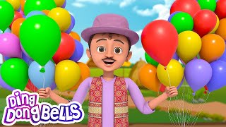 गुब्बारे वाला  Gubbare Wala  Hindi Baby Poem  Rhymes for Kids and Toddlers  Hindi Balgeet [upl. by Goltz]