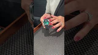 Cartier Santos de Cartier Green Arabic Dial Steel Mens Watch WSSA0055 Review  SwissWatchExpo [upl. by Hoban]