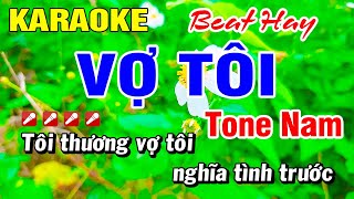 Karaoke Vợ Tôi Mạnh Quỳnh  Nhạc Sống Beat Hay Tone Nam  Hoài Phong Organ [upl. by Ut537]