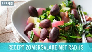 Recept Gezonde Zomersalade Met Radijs [upl. by Conner]