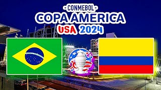 Colombia vs Brasil Copa America 2024 EN VIVO [upl. by Bower]