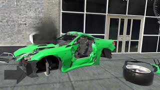 real drive 9 car crash impossible car stand gameplay [upl. by Frey]