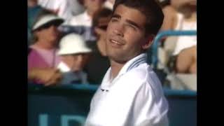 Agassi vs Sampras ATP 1995 Indian Wells Final [upl. by Kneeland]