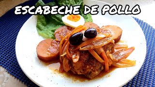 ESCABECHE DE POLLOBUENAZONUTRITIVO  COCINA ALTOQUE [upl. by Pontus404]