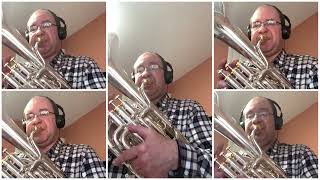 Tritsch Tratsch Polka  Johann Strauss  Baritone Horn Quintet [upl. by Marcel]