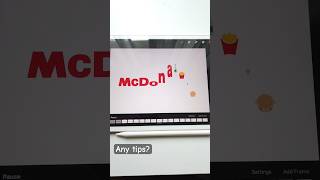 Follow for more😊logoanimation procreate mcdonalds [upl. by Power]