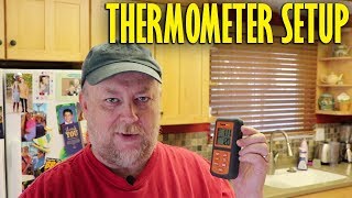 Programming The Wireless Digital Thermometer For Your Smoker Or Grill [upl. by Yorle685]