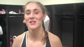 Marloes Coenen Post Fight Interview From Fedor vs Rogers [upl. by Ahtibbat24]