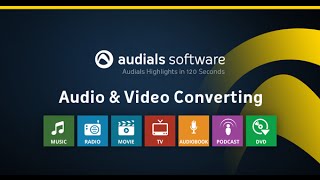 Audials 2016 in 120 Seconds Audio amp Video Converting [upl. by Goer]