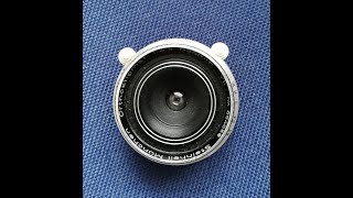 Steinheil Munchen Orthostigmat 35mm F45 VL Mickey Mouse L39 Lens [upl. by Willing]