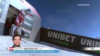 Vincent Kriechmayr  Downhill Saalbach 2021  Win [upl. by Deb236]