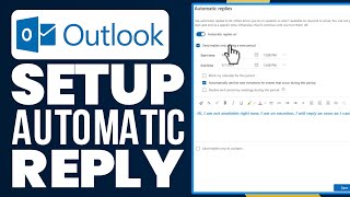 How To Setup Outlook Automatic Reply In 2024  Complete Tutorial Step By Step [upl. by Festatus]