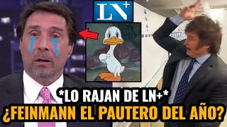 RAJAN A FEINMANN DE LN Y FILTRAN LA MEGA PAUTA QUE COBRABA [upl. by Aerdnak610]