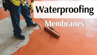 Waterproofing techniques in Building and Construction I Where waterproof membranes can commonly used [upl. by Alor]