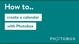 How to create a personalised calendar with Photobox [upl. by Elauqsap603]