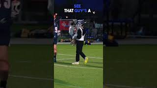 Mic’d up goalie is hilarious 😂🎙️ [upl. by Lebaron112]