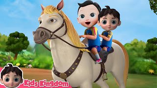 Lakdi Ki Kathi Kathi Pe Godha  Kids Kingdom Nursery Rhymes For Kids  Lakdi Ki Kathi [upl. by Nabetse722]