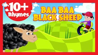 Baa Baa Black Sheep 10 Rhymes  Kids Poems In English [upl. by Andrel]