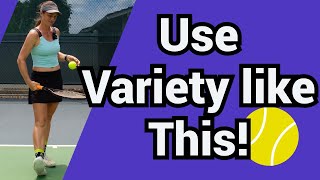 How to add variety to your tennis game [upl. by Uyr]