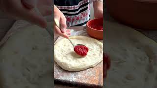 Full video👆🏻Sourdough Pizza Homemade and Heartwarming ❤️ 🍕 sourdough sourdoughpizza [upl. by Rem]