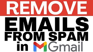 How to stop emails going to SPAM in Gmail [upl. by Hyacinthe]