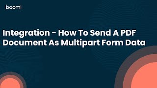 Integration  How To Send A PDF Document As Multipart Form Data [upl. by Ameen880]