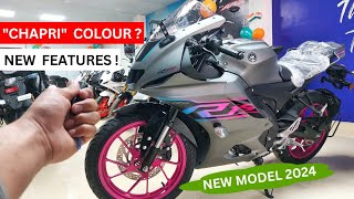 Yamaha R15 V4 2024 Magenta Metallic Colour Review  New Colour  Features  OnRoad price [upl. by Handbook]