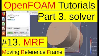 OpenFOAM Tutorials MRF part3 solver 13 [upl. by Cass]