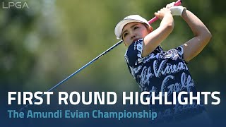 First Round Highlights  2022 The Amundi Evian Championship [upl. by Henigman426]