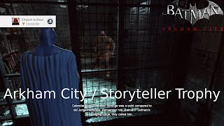 Batman  Arkham Collection  Arkham City  Storyteller Trophy [upl. by Anev]