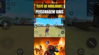 TESTANDO HABILIDADE DO NOVO PERSONAGEM IGNIS NO SERVIDOR AVANÇADO FF freefire shortsff [upl. by Aruon]