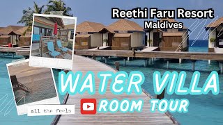 Water Villa Room Tour  Reethi Faru Resort Maldives [upl. by Doris13]