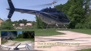 StartUp amp Takeoff Bell 206 JetRanger quotEpic Soundquot Helicopter N870H [upl. by Kizzie]