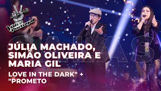 Júlia Simão e Maria Gil  quotLove In The Darkquot  quotPrometoquot  Gala de Natal 2023  The Voice Portugal [upl. by Ylrebmyk]