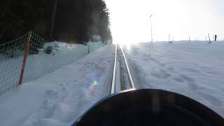 Semmering Hirschenkogel  Zauberberg Sommerrodelbahn Superbob Bergfahrt 1 [upl. by Ggerg156]