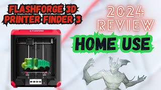 FlashForge 3D Printer Finder 3  2024 Review [upl. by Sacttler]