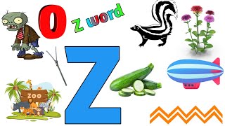 Z words for kids  Words start with letter Z  Z letter words  Z for words  Alphabet  ABC [upl. by Neram]