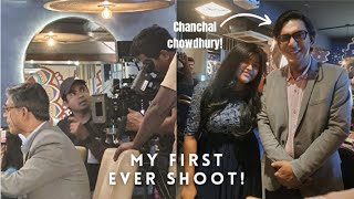 I worked with Chanchal Chowdhury My first ever shoot Vlog [upl. by Aara138]