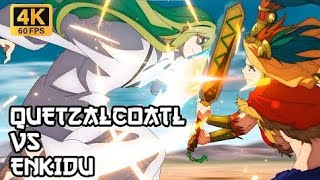 Quetzalcoatl vs Enkidu  FateGrand Order Babylonia  4K 60FPS [upl. by Engeddi]