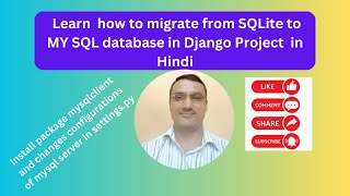 Migrating From Sqlite To Mysql Database [upl. by Les]