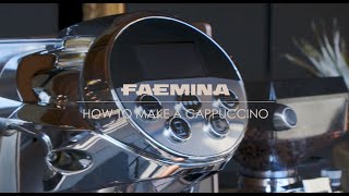 How to make a Cappuccino with Faemina [upl. by Rbma]