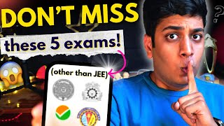 Top 5 Entrance Exams other than JEE 2024😱 Dont Miss❌ [upl. by Oznerol]