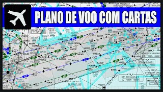 Como fazer um Plano de Voo com Cartas Aéreas [upl. by Bernardi]