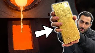 Making a PERFECT 10 Kilogram Gold Bar [upl. by Kwarteng]