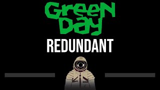 Green Day • Redundant CC Upgraded Video 🎤 Karaoke Instrumental Lyrics [upl. by Sungam]