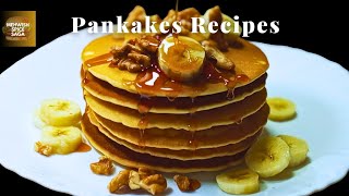 How to Make Pancakes at Home  Easy Pancake Recipe By Mehwish Spice Saga [upl. by Nnil]