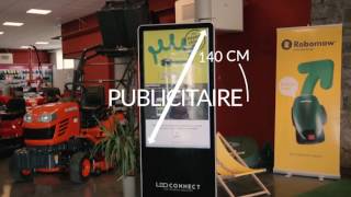 Ecran publicitaire interactif LedConnect [upl. by Ihtak716]